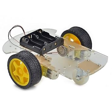 texnikalı konstruktorlar: 2WD Çoxməqsədli Mobil Robot Platforması Uyğun qiymətə və mükəmməl — 2
