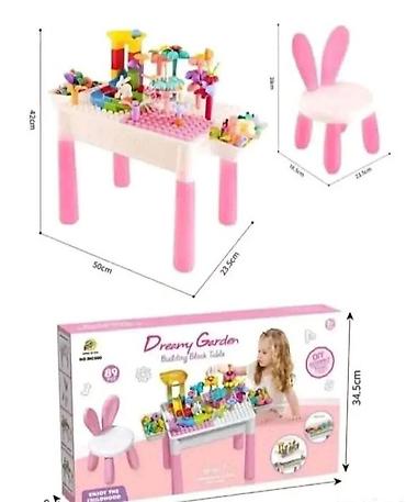 kombatica jakna: Multifunkcionalni sto sa kockama roze. Ovaj multifunkcionalni sto sa — 1