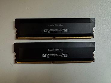 камеры на авто: Оперативная память (RAM) для ПК, Б/у, Crucial, 32 ГБ, DDR5, 6000 МГц — 1