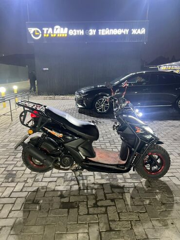 Скутеры: Скутер MANAS (чёрный), городского/полугрузового типа. Особенности и — 1