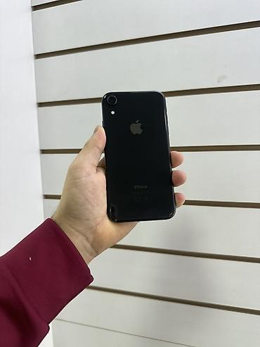 IPhone Xr, Б/у, 64 ГБ, Черный, Защитное стекло, Чехол, 79 %