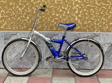 велосипед с широким колесом: Детский велосипед, 2-колесный, Кама, 6 - 9 лет, Для мальчика, Б/у