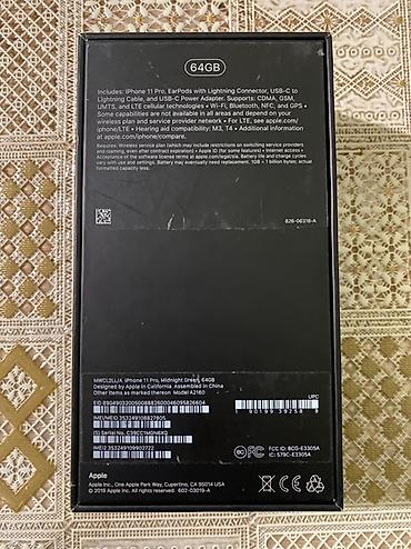 apple macbook m2 pro: IPhone 11 Pro, 64 GB, Matte Midnight Green, Face ID — 6