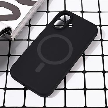 mobile pancevo: Maska Magsafe Pure color za iPhone 16 6.1 crna. Uz brzu dostavu i — 1