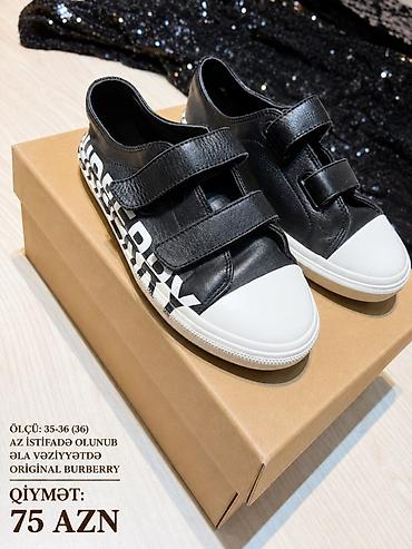 oyuncu az: Burberry uşaq ayaqqabısı Orijinal Burberry krossovka. Ölçü: 35–36 — 1