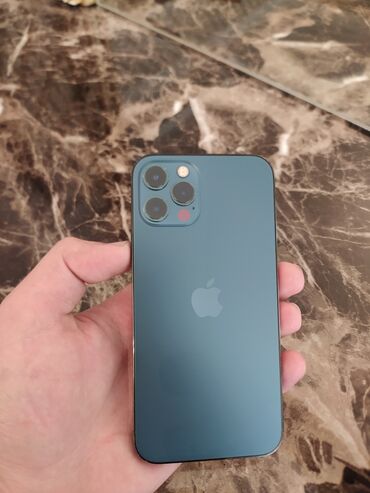 IPhone 12 Pro, 128 GB, Pacific Blue, Zəmanət, Face ID