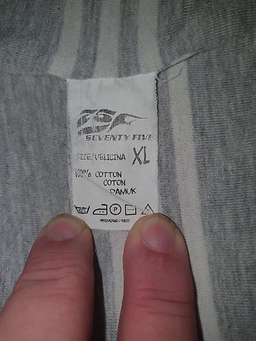 Duksevi: Duks sa kapuljačom SEVENTY FIVE - 75 vel-XL siva kao NOVA ! Sportska — 6