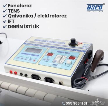 Lazer aparatları: Fizioterapevtik kombayn
5 funksiya 1 aparatda