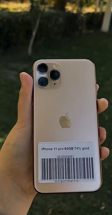 алтын ордо ж м: IPhone 11 Pro 
64GB
74%
Цвет черный срочноо продаются!!!!!!