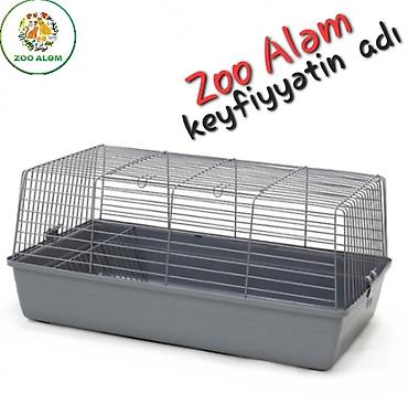 siçan: Dovşan qəfəsi – böyük ölçü - Ölçülər: 78 x 40 x 47 sm - Geniş, havadar — 3