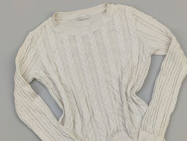 białe t shirty dekolt v: Sweter, H&M, S (EU 36), condition - Good