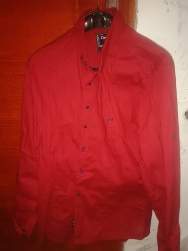 saten košulja: Shirt M (EU 38), color - Red