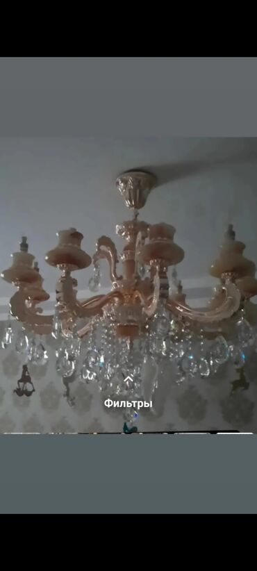 listur alti: Çılçıraq, 10 və daha çox lampa
