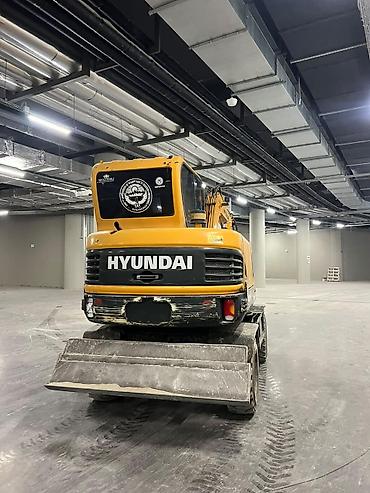 Экскаватор, Hyundai, Колесный