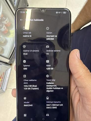 sim: Realme 6i, 128 GB, rəng - Ağ, İki sim kartlı — 1