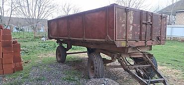 başak traktor: Kənd təsərrüfatı üçün qoşqu (iki oxlu) - Metal karkaslı, hündür — 2