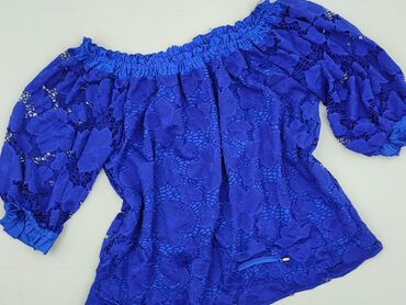 czarne bluzki z aplikacją: Women's blouse, size M