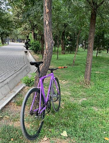 Городские велосипеды: Фикс-байк Tsunami SNM100 Продам фикс Tsunami 💜 Цвет — красивый — 3