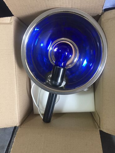 лампа торшер: Рефлектор Минина, Синяя лампа