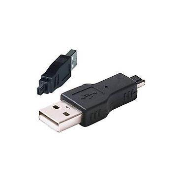 Адаптер Mini USB 4pin Male to USB A Male