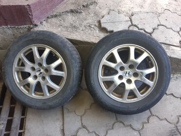 колесо на мини трактор: Литые Диски R 16 Honda, Пара, отверстий - 5, Б/у