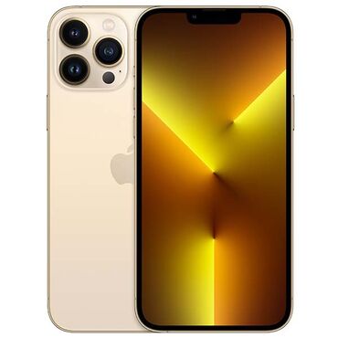 чехол айфон 13: IPhone 13 Pro Max, Колдонулган, 256 ГБ, Алтын, Коргоочу айнек, Каптама, 100 %