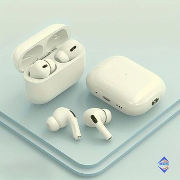 копия airpods pro: Полноразмерные, Новый, Беспроводные (Bluetooth), Студийные