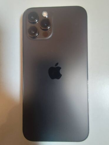 продать телефон дорого: IPhone 12 Pro, Колдонулган, 128 ГБ, Кара, Заряддоочу түзүлүш, Коргоочу айнек, Каптама, 88 %