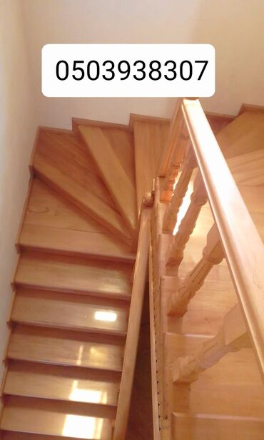 Pilləkən məhəccərləri: Taxta pilləkənlərin hazırlaması.Sərfəli qiymətdə.Zəmanət var! — 16