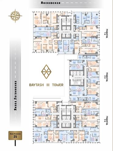1 кв куплю: 2 комнаты, 68 м², Золотой квадрат Элитка, 15 этаж, ПСО (под самоотделку) — 9