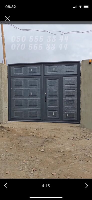 Darvaza təmiri: 1 kv 300manata Cercive siveller 10 luq Profil qalin 40/40 2 lik — 11