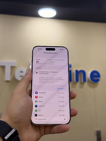 usb iphone: IPhone 16 Pro Max, 256 GB, Natural Titanium, Face ID, Kredit, Simsiz şarj — 6