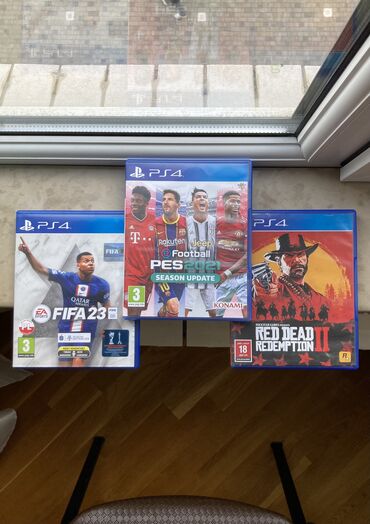 Oyun diskləri və kartricləri: İdeal vəziyyətdə✅. 1. Fifa 23 - 30 AZN ❌ 2. Red dead redemption 2 - 35