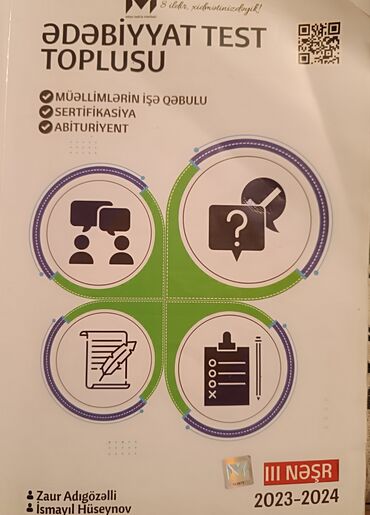 dim informatika test toplusu pdf: Ədəbiyyat test toplusu mhm