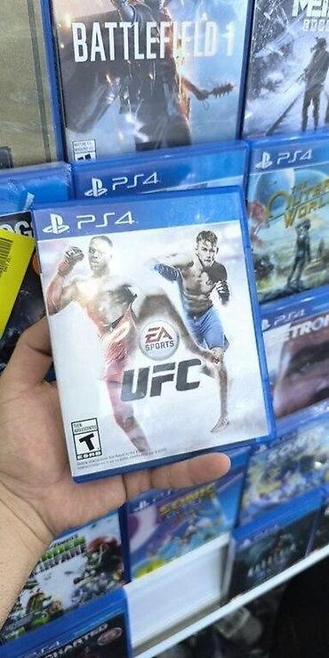 playst: PS4 üçün "UFC" oyun diski Hər bir məhsula zəmanət verilir. Çatdırılma — 1