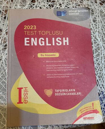 ZAZ: İngilis dili Testlər 11-ci sinif, 1-ci hissə, 2023 il