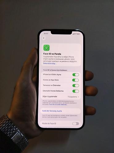 iphone 12 pro max: IPhone 12 Pro Max, 128 GB, Graphite, Simsiz şarj, Face ID — 7