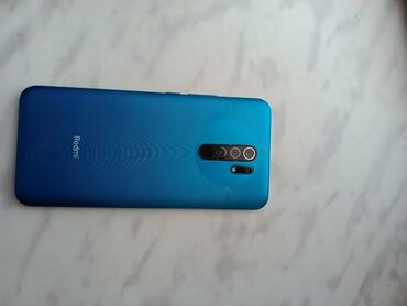 Мобильные телефоны: Xiaomi Redmi 9, 64 ГБ, цвет - Синий, 
 Сенсорный, Отпечаток пальца, Две SIM карты