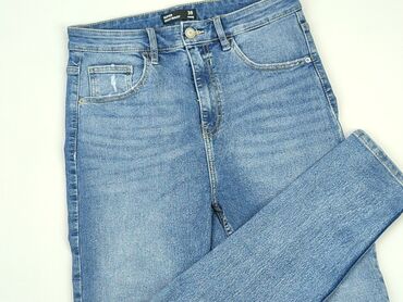jeansowe spódnice z przetarciami: Jeansy, SinSay, M, stan - Dobry