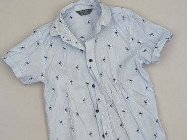 Shirt 5-6 years, condition - Perfect, pattern - Striped, color - Light blue