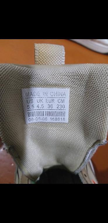 krossovka: Rəng - Ağ Krossovkalar, Adidas, Ölçü: 36, Oğlan üçün — 5