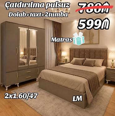 Yataq otagi dəsti Sifarişlə və yeni Qiymət : 599₼ Dəstə