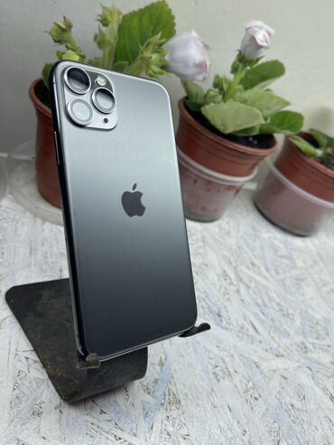 продаю телефон бу: IPhone 11 Pro, Колдонулган, 64 ГБ, Alpine Green, Кабель, Каптама, 84 %