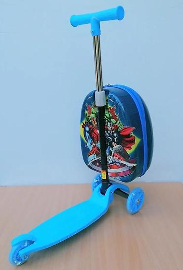 Trotineti, skejtbordovi i hoverbordovi: Dečiji trotinet sa integrisanim koferom, idealan za putovanja ili — 6