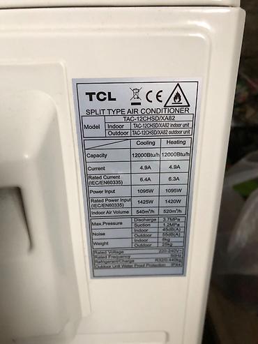 tcl 55: TCL split tipli kondisioner – model TAC-12CHSD/XA82 Texniki — 2