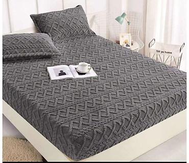 Posteljina: 🎀Reljefni čaršafi 🎀Čaršaf na lastiš 25 + 2 jastučnice(50*70) — 12