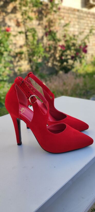 обувь 34 размер: Туфли 34, цвет - Красный