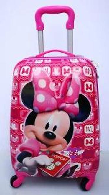 Rančevi, torbe i koferi: Dečiji kofer na točkiće – Minnie Mouse dizajn - Tvrda ABS školjka u — 10