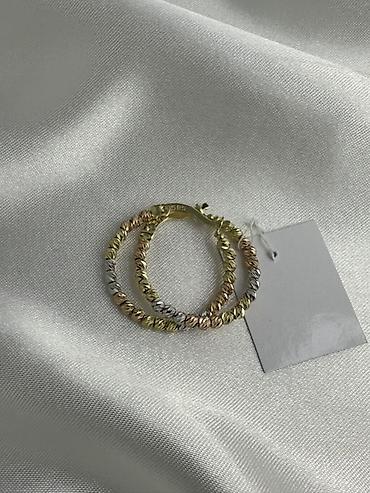 обувь on: Серьги, Проба 585, Без вставки, Женские, Новый — 2