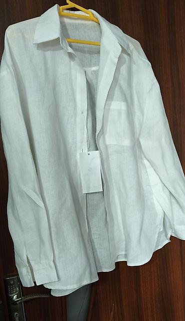 Köynək və bluzalar: Льняные рубашки. Оверсайз модель на M-L-XL. НОВЫЕ с этикетками. Цвета — 25